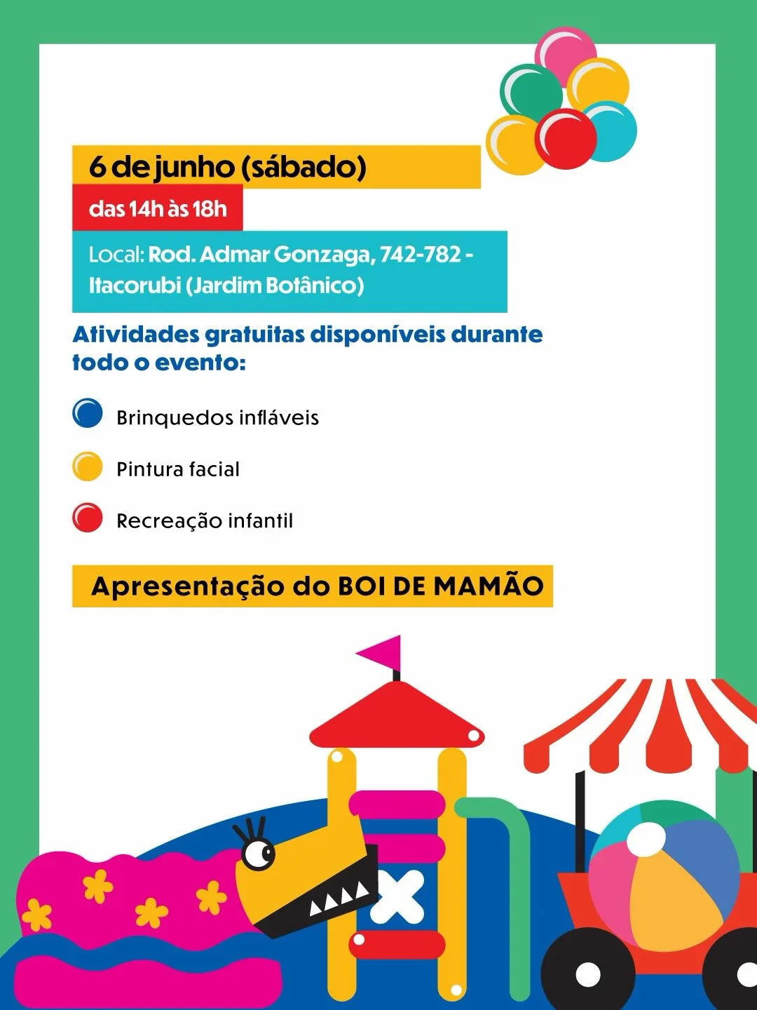 Brinca Floripa no Jardim Botânico
