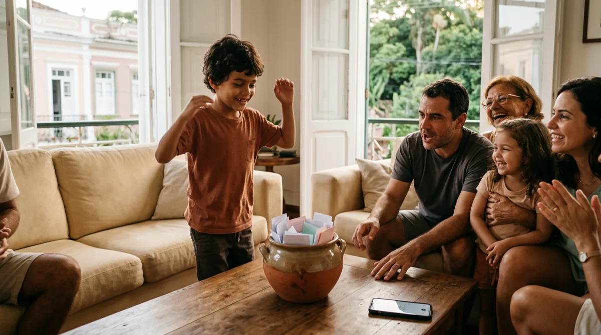 Mímicas em família